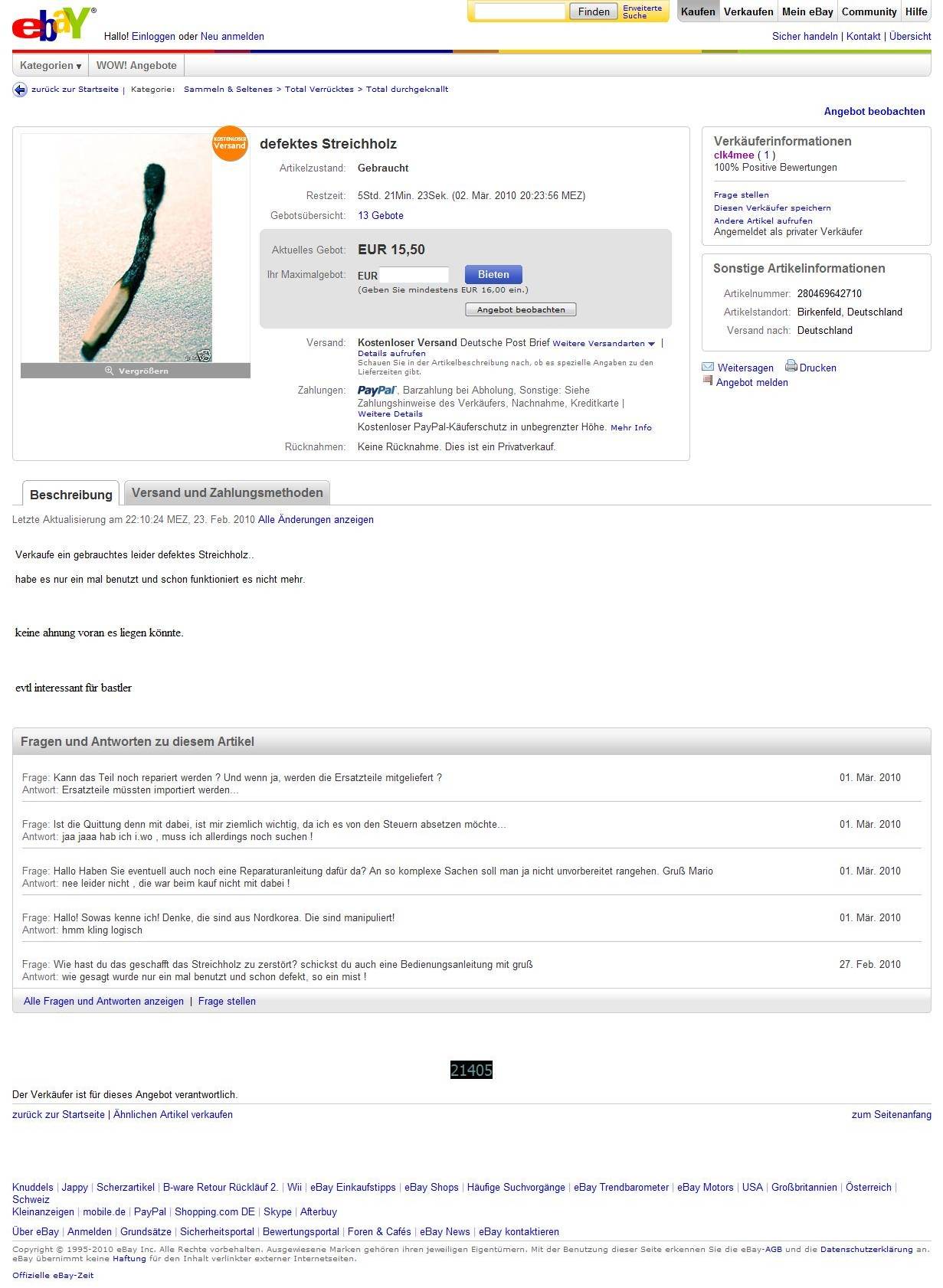 Bild des Monats April 2010